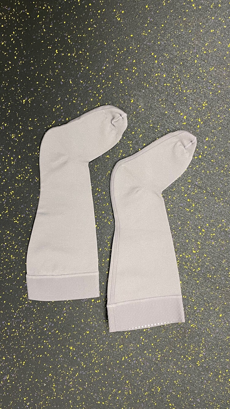 mediven mondi compression sleeves large light gray